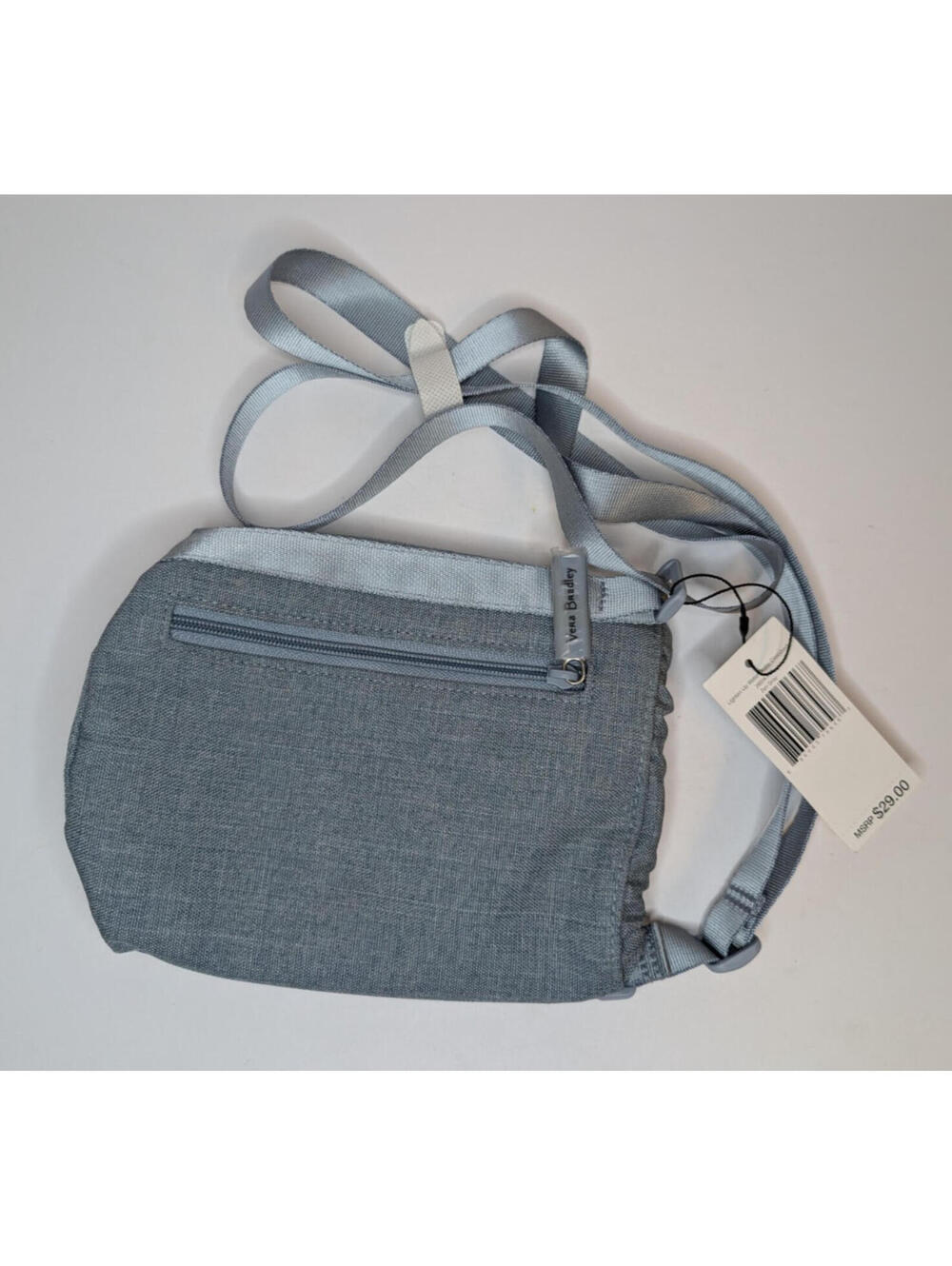 Vera Bradley Lighten Up Water Bottle Holder Crossbody Zen Gray NWT - Picture 2 of 4